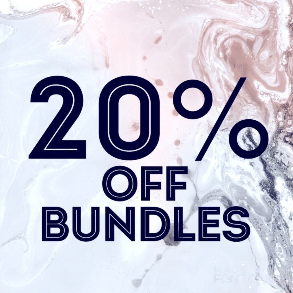 Every bundle gets at least 20% off!
